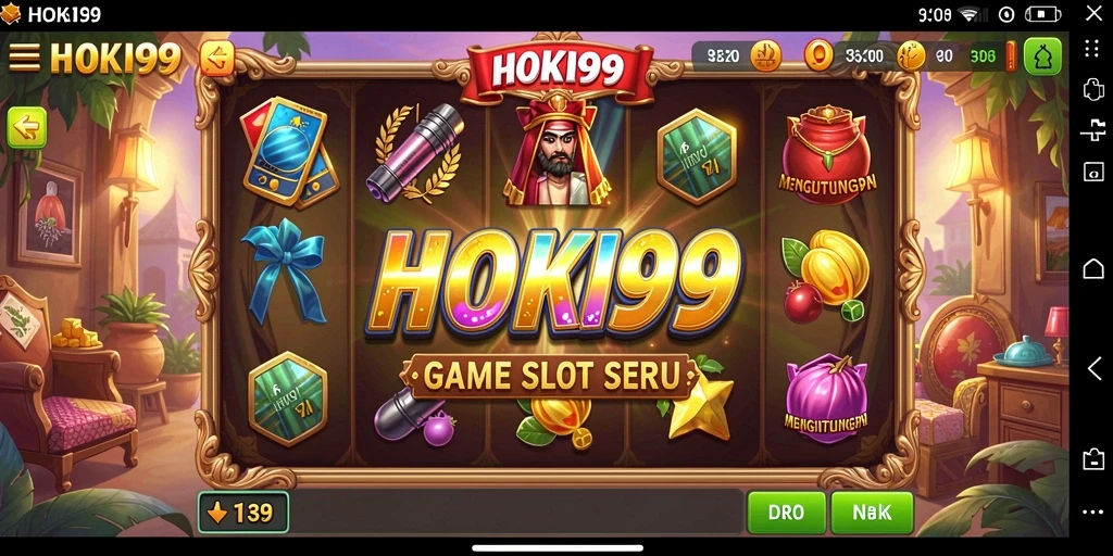 Screenshot HOKI99 menampilkan keseruan gameplay Slot yang menghibur.