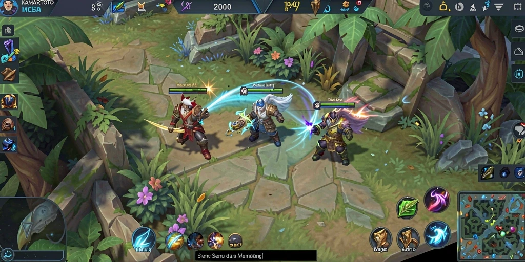 Tampilan gameplay KAMARTOTO yang seru dan kompetitif.