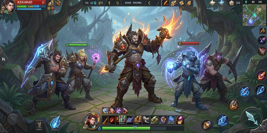 Screenshot dari gameplay KEKAR4D yang menunjukkan aksi seru dalam petualangan MMORPG.