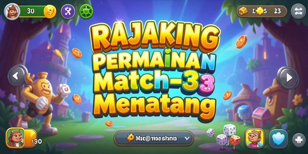 Tampilan gameplay RAJAKING yang seru dan penuh warna.