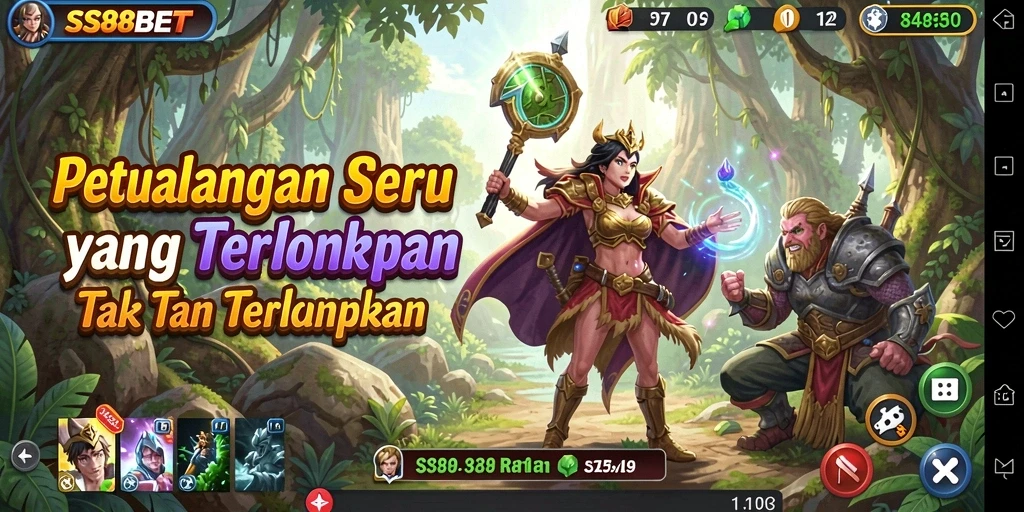 Tangkapan layar gameplay seru dari SS88BET yang menggambarkan aksi petualangan.